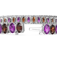 Endless Oval Tennis Bracelet