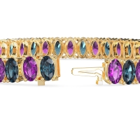 Endless Oval Tennis Bracelet