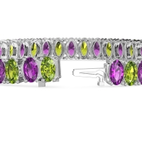 Endless Oval Tennis Bracelet