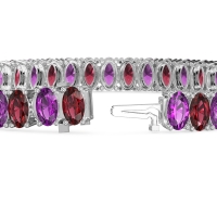 Endless Oval Tennis Bracelet