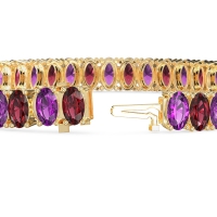 Endless Oval Tennis Bracelet