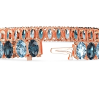 Endless Oval Tennis Bracelet