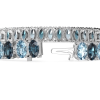 Endless Oval Tennis Bracelet