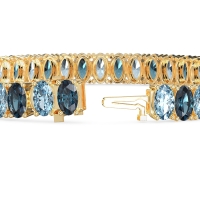 Endless Oval Tennis Bracelet