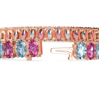Endless Oval Tennis Bracelet