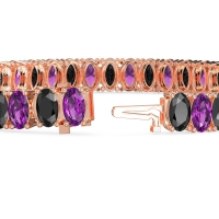 Endless Oval Tennis Bracelet