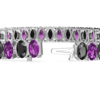 Endless Oval Tennis Bracelet