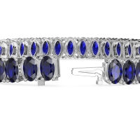 Endless Oval Tennis Bracelet
