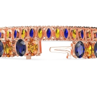 Endless Oval Tennis Bracelet