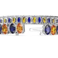 Endless Oval Tennis Bracelet