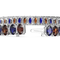 Endless Oval Tennis Bracelet