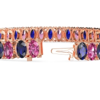 Endless Oval Tennis Bracelet