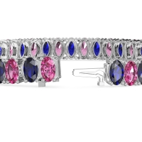 Endless Oval Tennis Bracelet