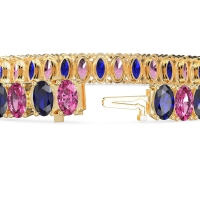 Endless Oval Tennis Bracelet