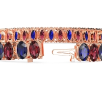 Endless Oval Tennis Bracelet