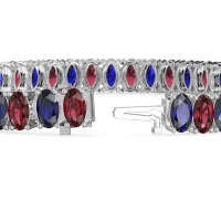 Endless Oval Tennis Bracelet