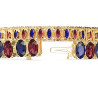 Endless Oval Tennis Bracelet