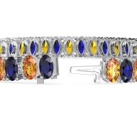 Endless Oval Tennis Bracelet