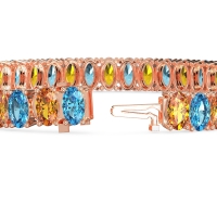 Endless Oval Tennis Bracelet