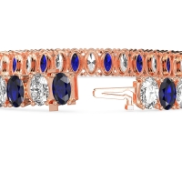 Endless Oval Tennis Bracelet