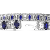 Endless Oval Tennis Bracelet