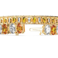 Endless Oval Tennis Bracelet