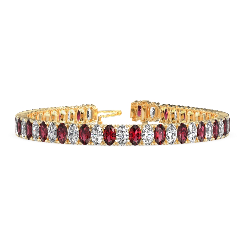 Endless Oval Tennis Bracelet