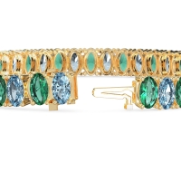 Endless Oval Tennis Bracelet