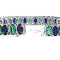 Endless Oval Tennis Bracelet