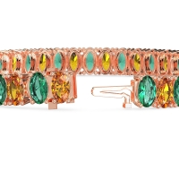 Endless Oval Tennis Bracelet