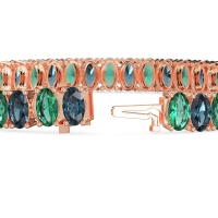 Endless Oval Tennis Bracelet