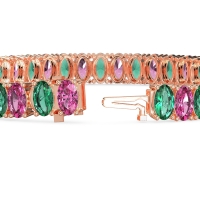 Endless Oval Tennis Bracelet