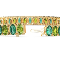 Endless Oval Tennis Bracelet