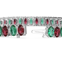 Endless Oval Tennis Bracelet