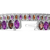 Endless Oval Tennis Bracelet