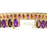 Endless Oval Tennis Bracelet