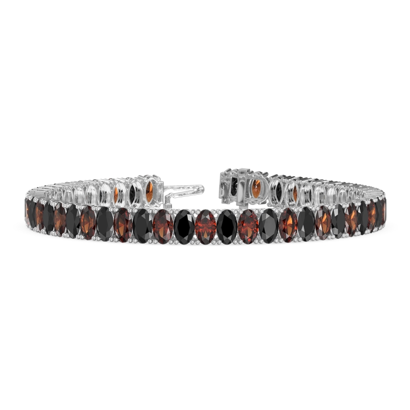 Endless Oval Tennis Bracelet