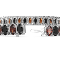 Endless Oval Tennis Bracelet