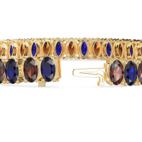 Endless Oval Tennis Bracelet