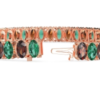 Endless Oval Tennis Bracelet