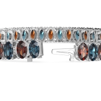 Endless Oval Tennis Bracelet