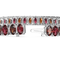 Endless Oval Tennis Bracelet