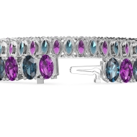 Endless Oval Tennis Bracelet