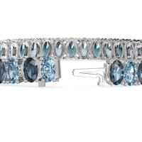 Endless Oval Tennis Bracelet