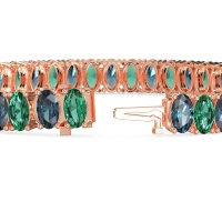 Endless Oval Tennis Bracelet