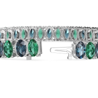 Endless Oval Tennis Bracelet