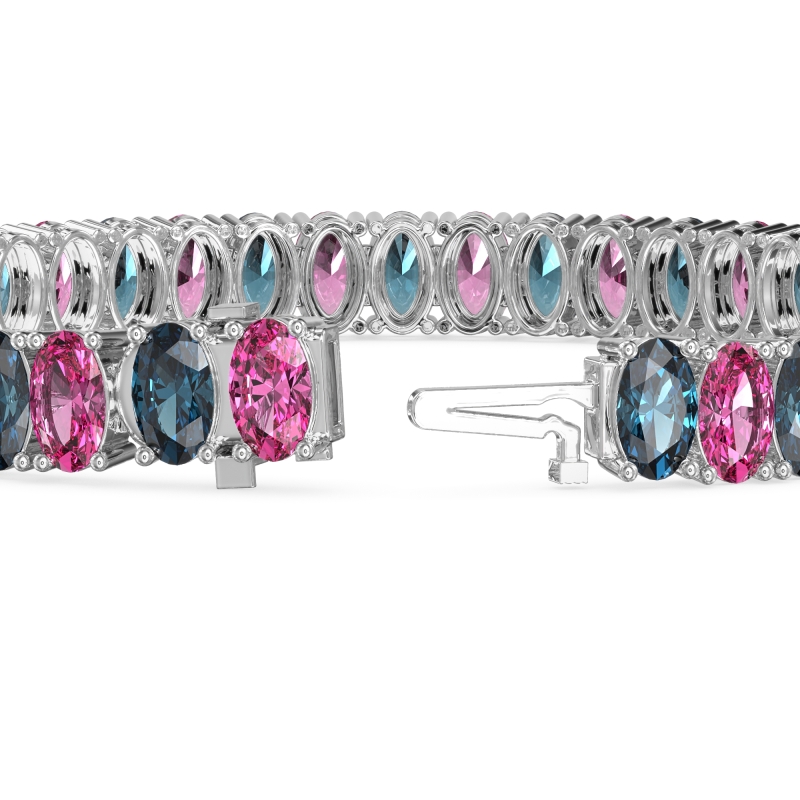 Endless Oval Tennis Bracelet