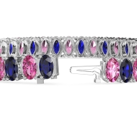 Endless Oval Tennis Bracelet