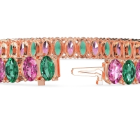 Endless Oval Tennis Bracelet