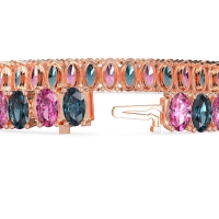 Endless Oval Tennis Bracelet